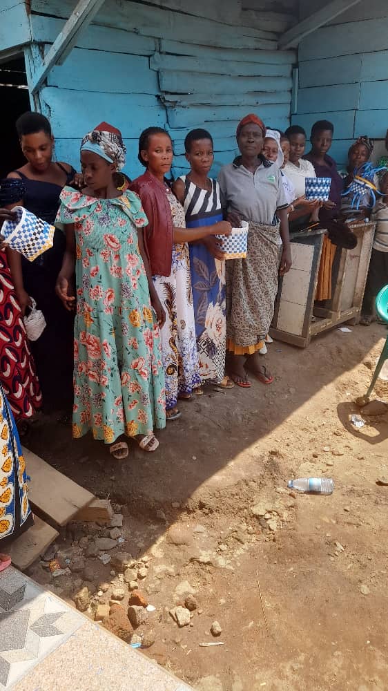 Women and youth participating in vocational skills development